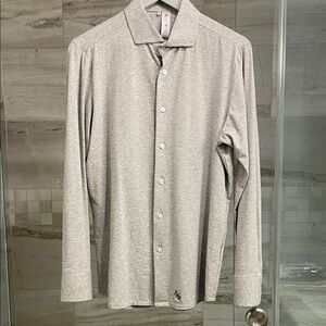 State & Liberty grey long sleeve button down